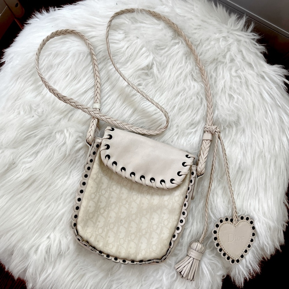 Christian Dior Vintage Mini Monogram Crossbody Bag